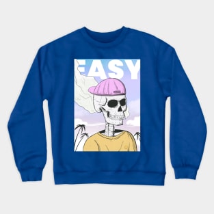 Macabre Skeleton Summer Vacation Crewneck Sweatshirt